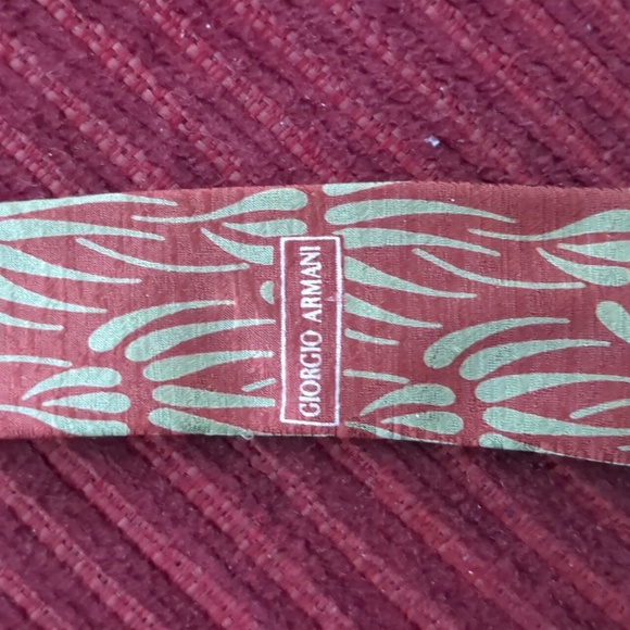 Giorgio Armani Silk Tie Cravatte - Picture 4 of 6